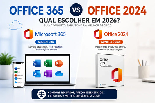 Office 365 vs Office 2024: Qual Escolher em 2026?